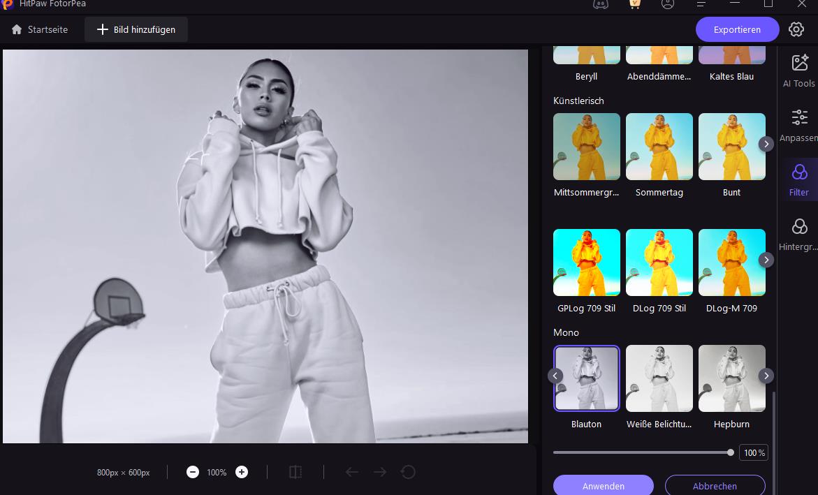 fotos in schwarz weiß umwandeln