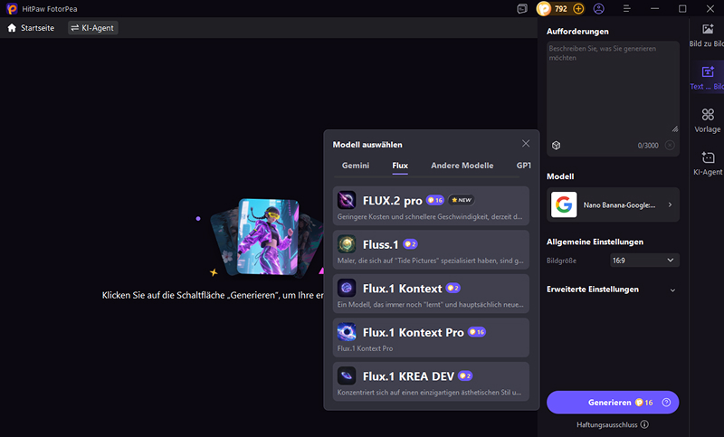 flux modell