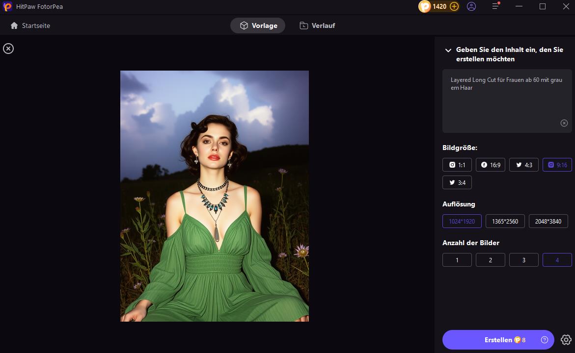 wunschbeschreibung eingeben