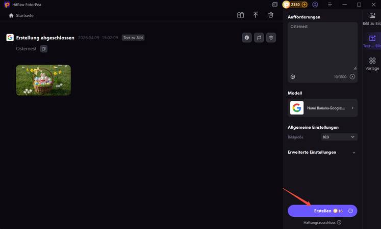 write easter basket idea prompt