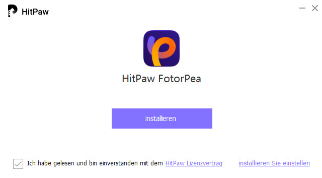 hitpaw fotorpea mac installation