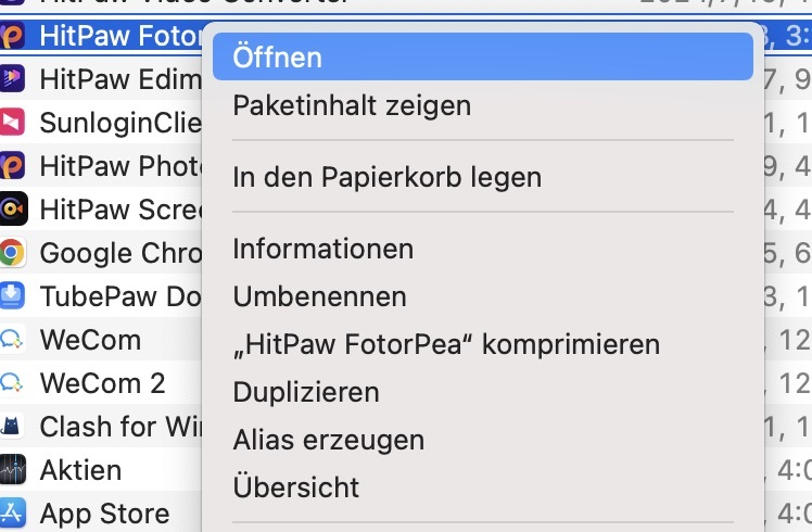 in den Papierkorb legen