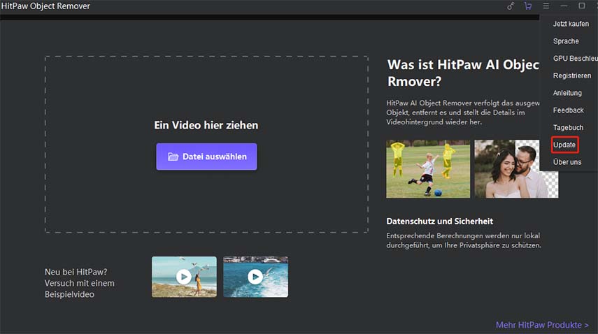 HitPaw Video object remover update