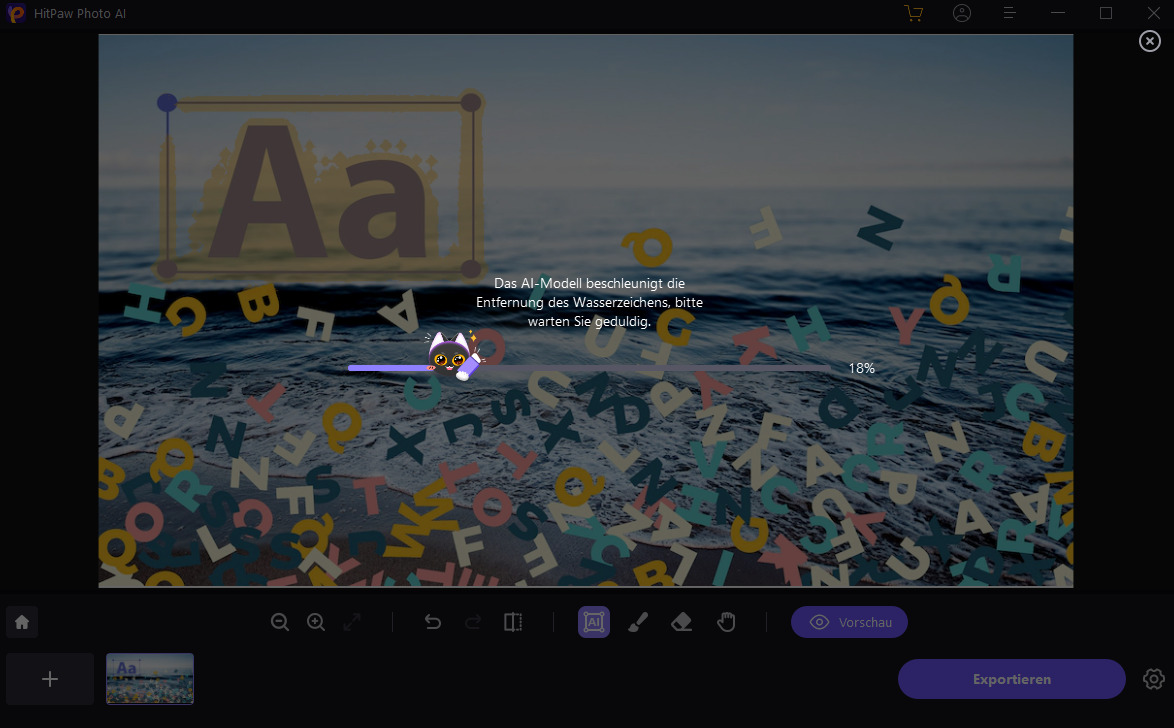Objekt entfernen in bearbeitung