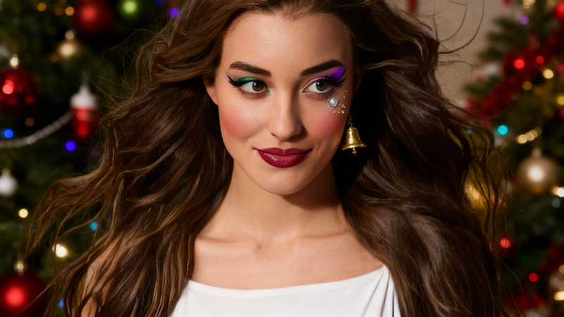AI-Weihnachts-Makeup