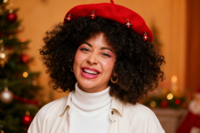 AI-Weihnachts-Makeup