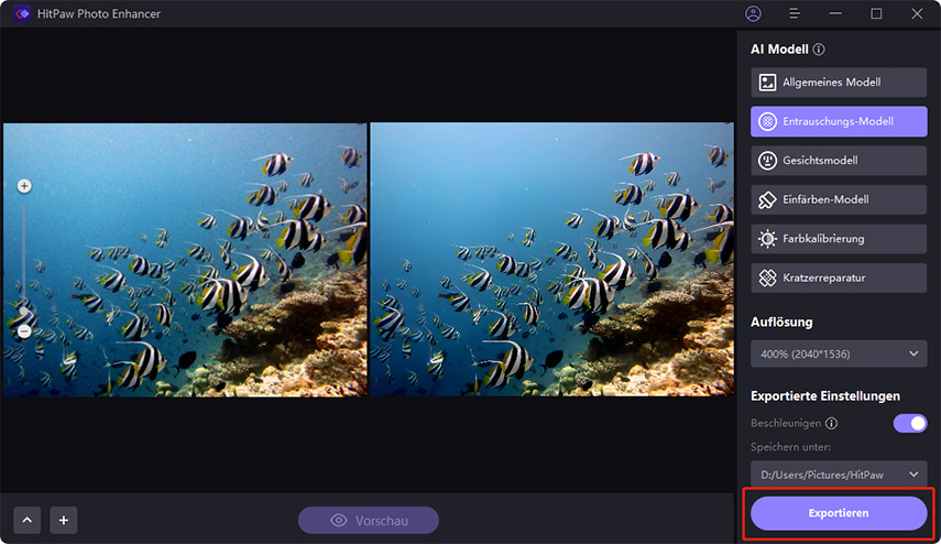 hitpaw farbrauschen entfernen