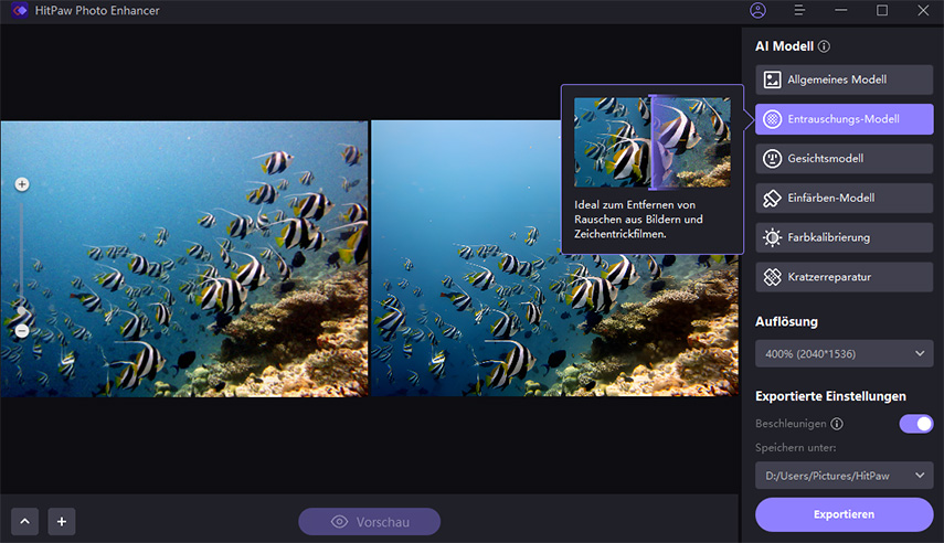hitpaw rauschen reduzieren