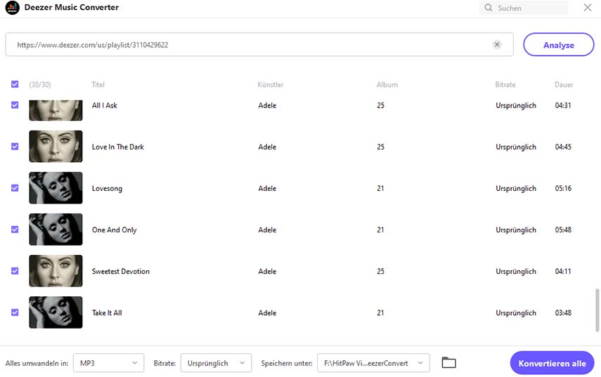 convert deezer to flac without losing quality