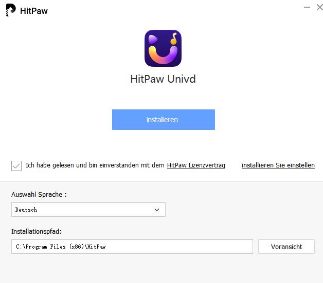 HitPaw video converter kostenlos herunterladen