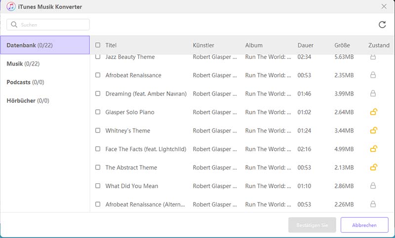 iTunes-Mediathek in den hitpaw Video-Konverter laden