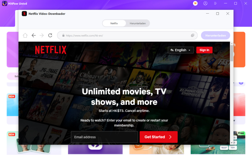 hitpaw netflix downloader