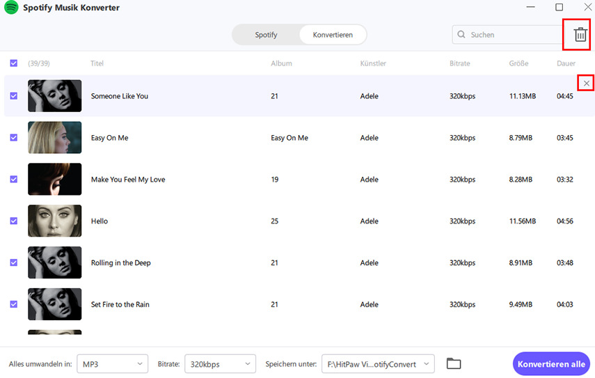 search for spotify songs
