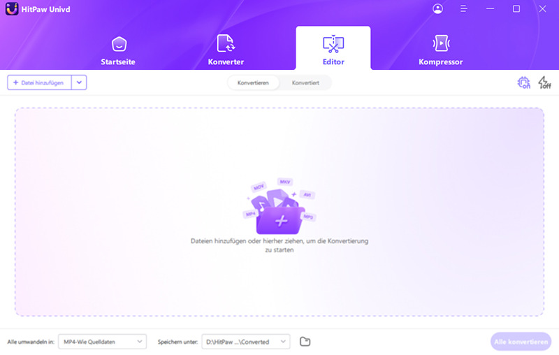 HitPaw video converter starten