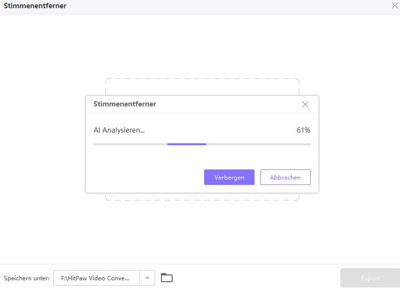 ai analysieren mit hitpaw video konverter