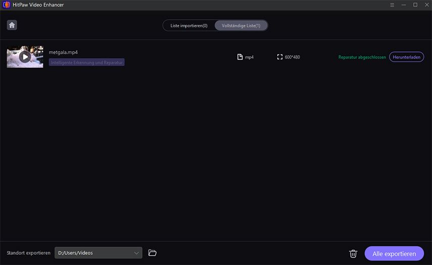 mp4 datei reparieren mac