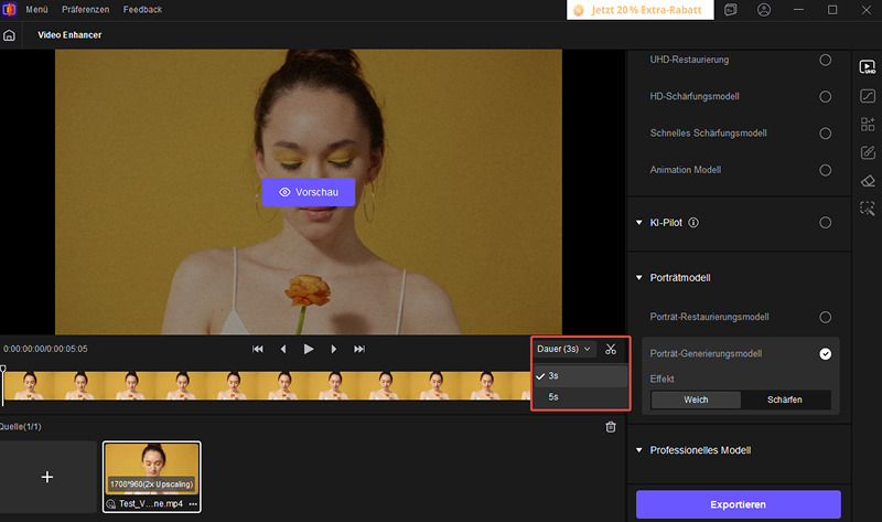 hitpaw vikpea video enhancer vorschau option