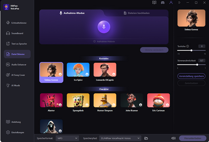 Audio/Video importieren