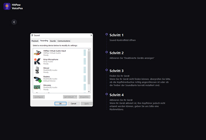 So ändern Sie die Stimme in Windows