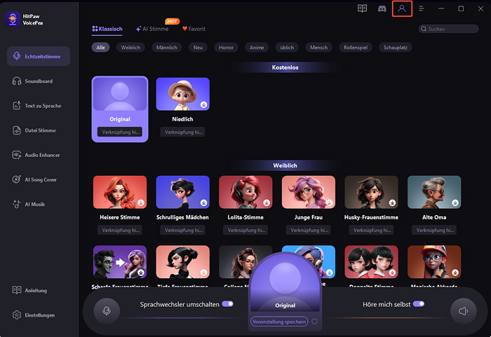 HitPaw VoicePea-Registrierung