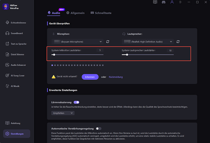 Wie ändere ich die Stimme in Windows