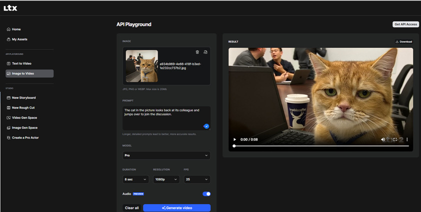 ltx-2 labs bild zu video ki