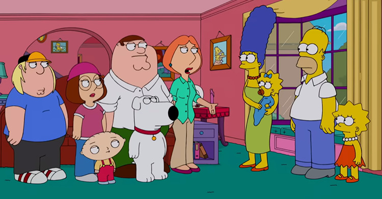 family guy the simpsons guy