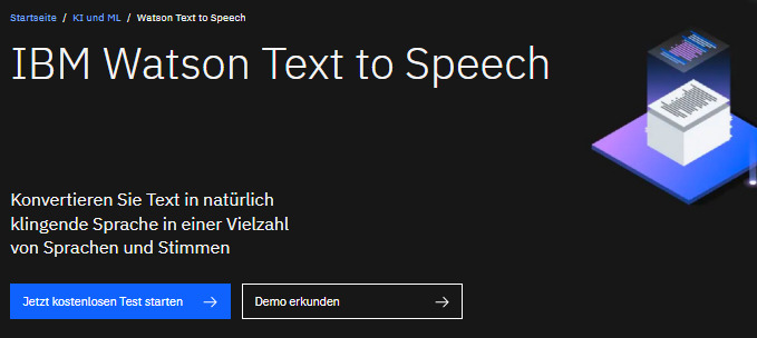 text to speech ibm watson