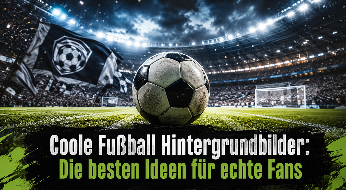 Coole Fußball Hintergrundbilder: Die besten Ideen für echte Fans
