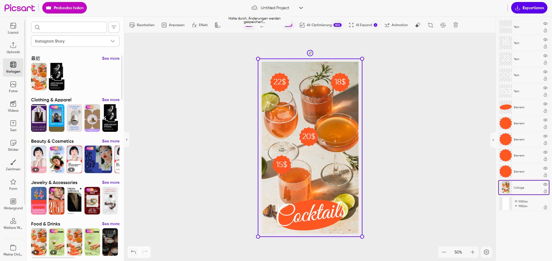 PicsArt Bildbearbeitungsprogramm