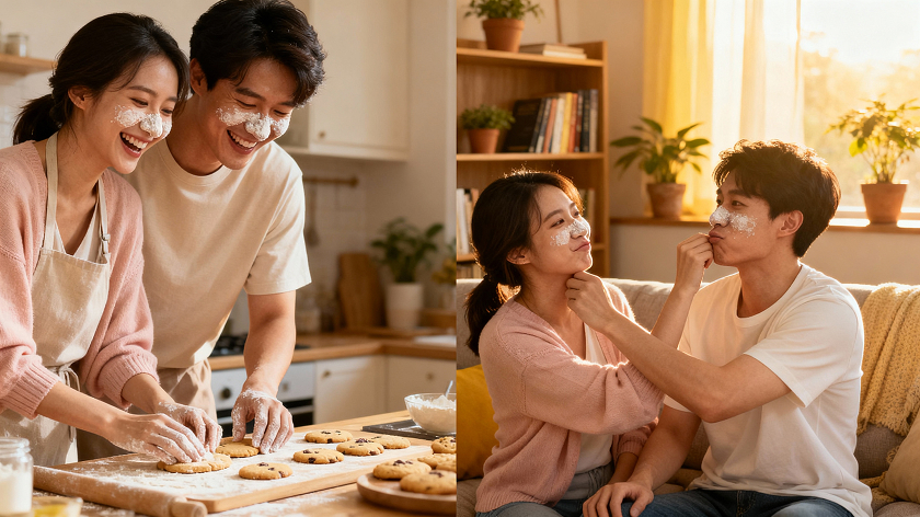 Valentinstag Video mit Alltagsszenen