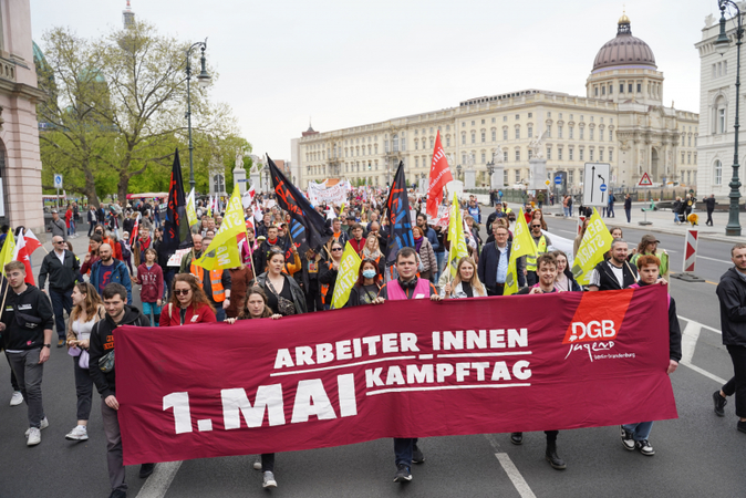 demonstration zum tag der arbeit
