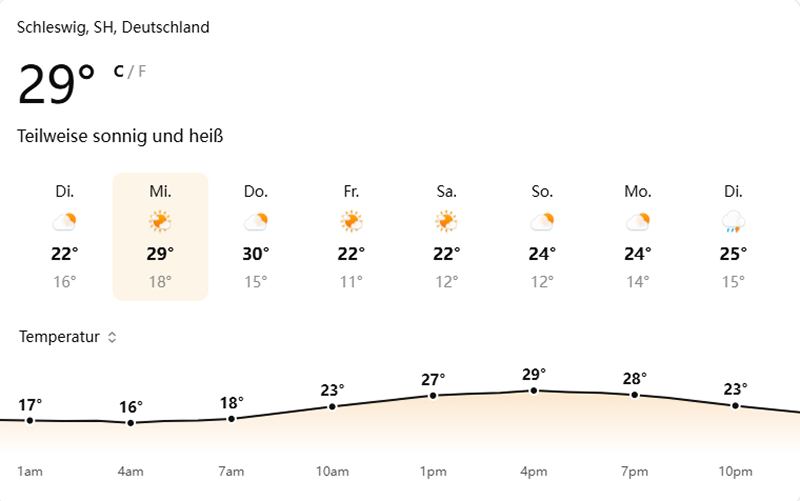 wetter beim wacken open air