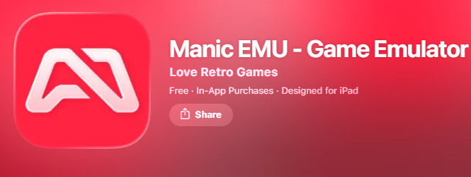 manic emulator ios