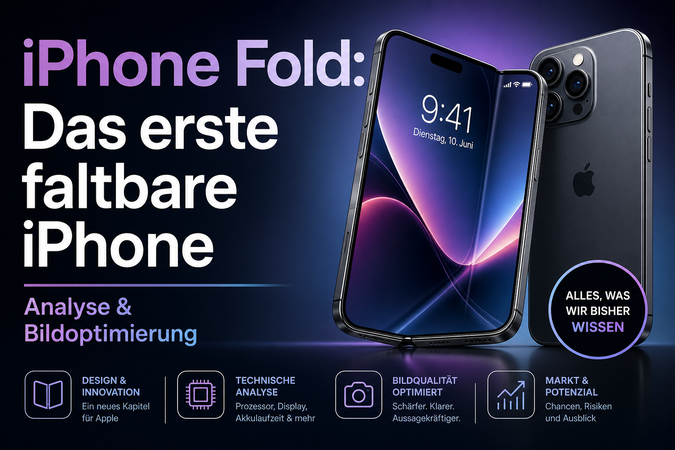iPhone Fold: Das erste faltbare iPhone – Analyse & Bildoptimierung