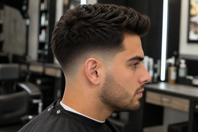Moderner Fade Cut
