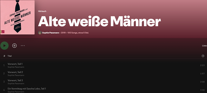 gute hörbücher spotify