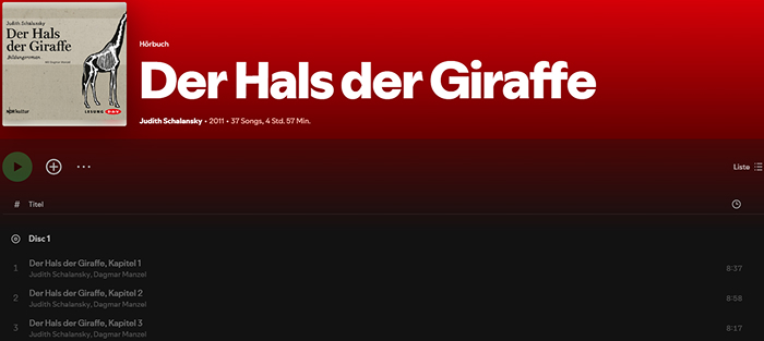 gute hörbücher spotify