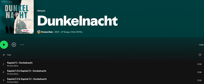 gute hörbücher spotify
