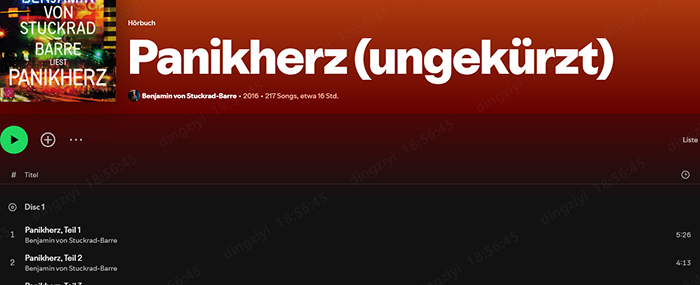 gute hörbücher spotify