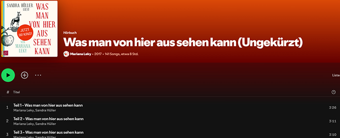 gute hörbücher spotify