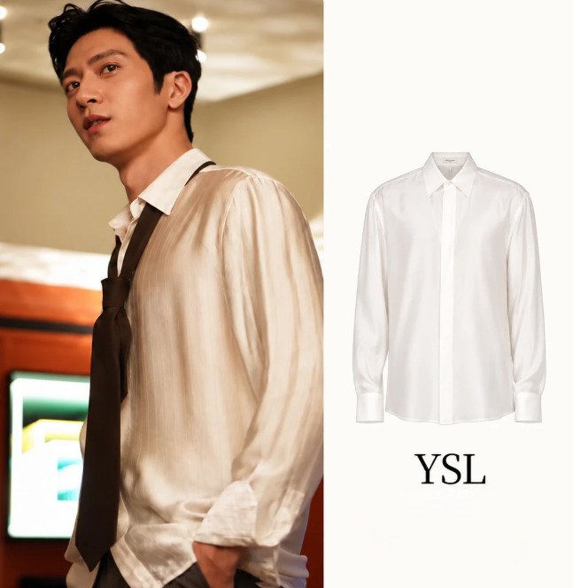 the early spring luke look ysl Hemden