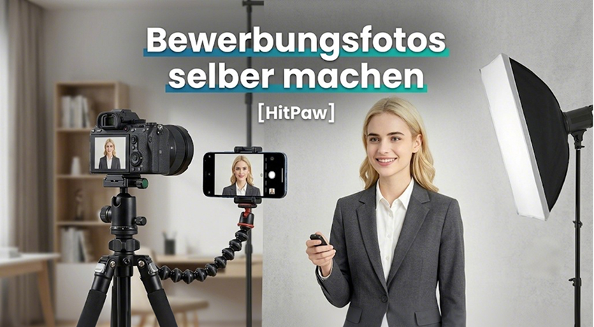 bewerbungsfoto selber machen