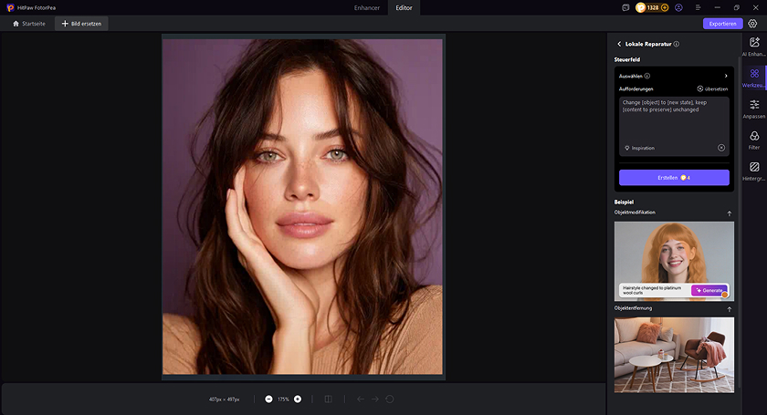 portrait foto hochladen fotorpea