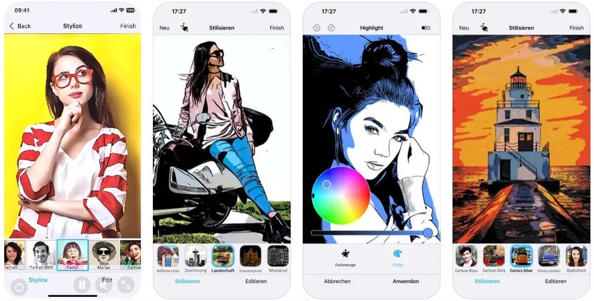 clip2comic bild in cartoon umwandeln app