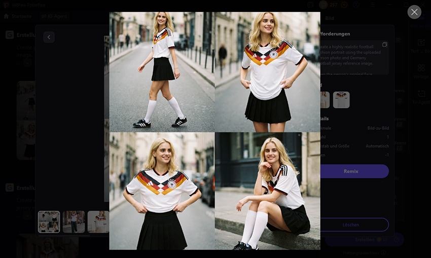 deutschland trikot wm 2026 outfit mit ki erstellen