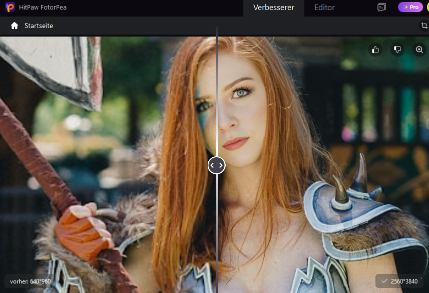 gamescom cosplay foto 4k upscaling