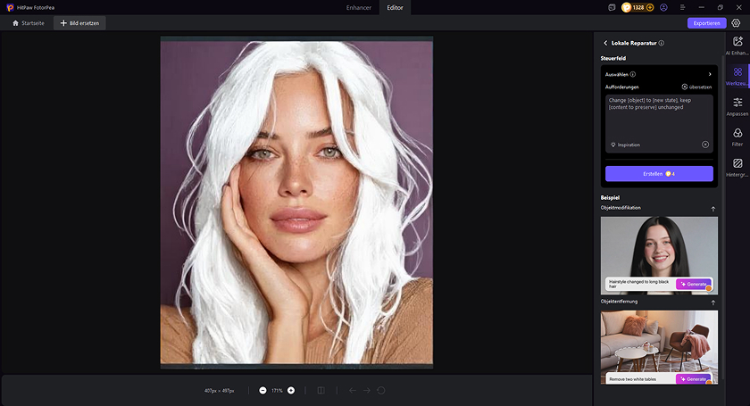 graue haare vorschau