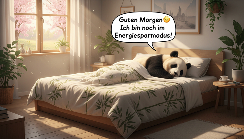 guten morgen bilder frühling lustig panda kostenlos download