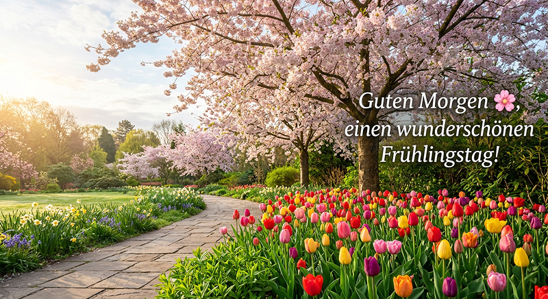 guten morgen bilder frühling schoenen fruehlingstag